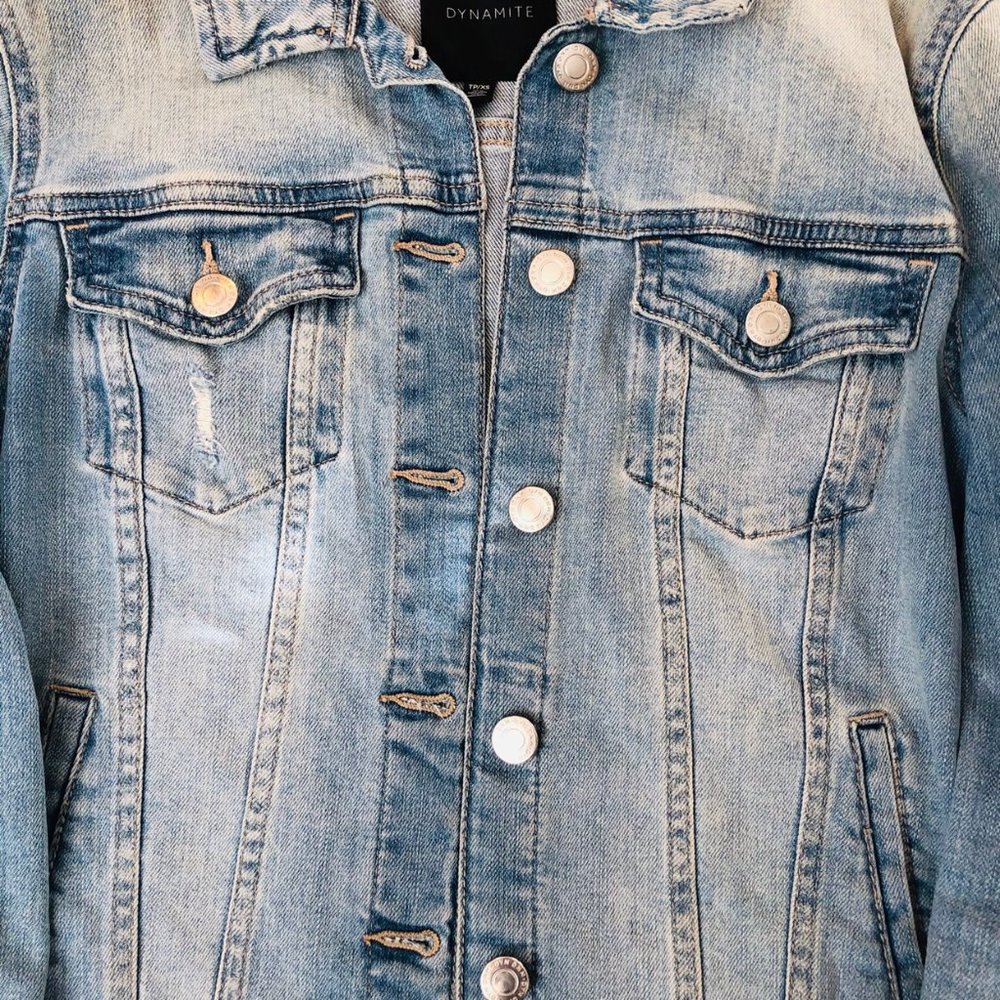 Light Wash Jean Jacket - Picture 6 of 6